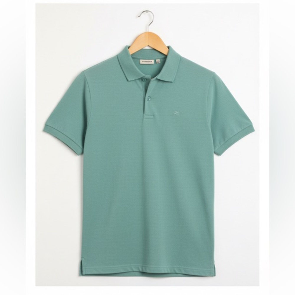 J.Lindeberg Men’s Teal Short Sleeve Polo Shirt